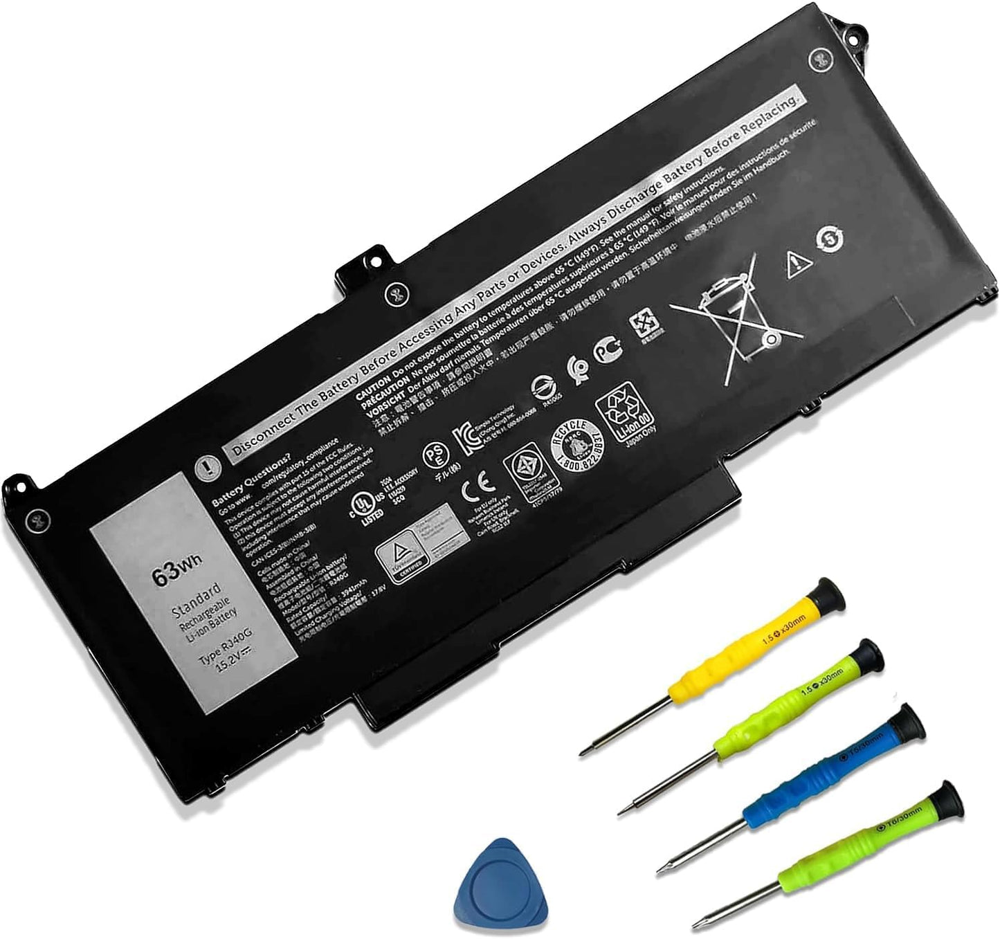 RJ40G Laptop Battery Replacement for Dell Latitude Series