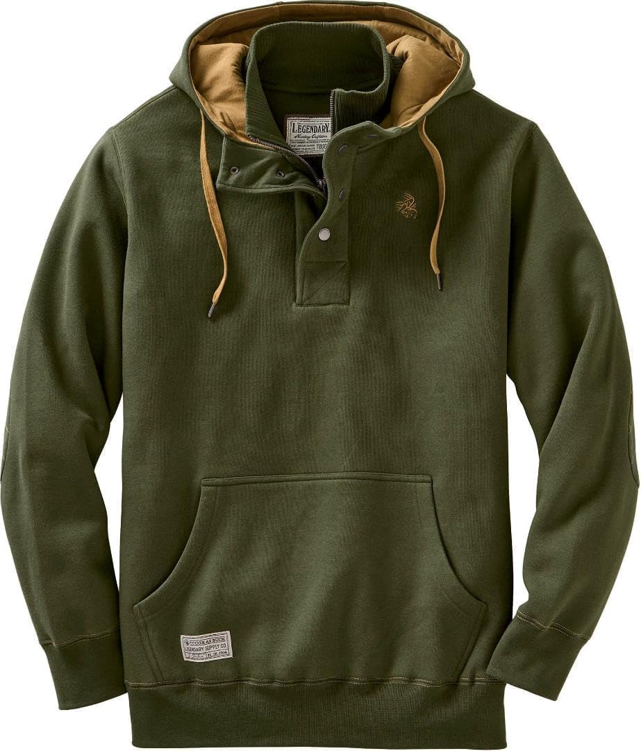 Tough as Buck 1/4 Zip Action Hoodie for Men - Legendary Whitetails