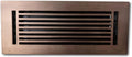 4 x 12 Cast Aluminum Linear Vent Cover with Damper - Oil Rubbed Bronze