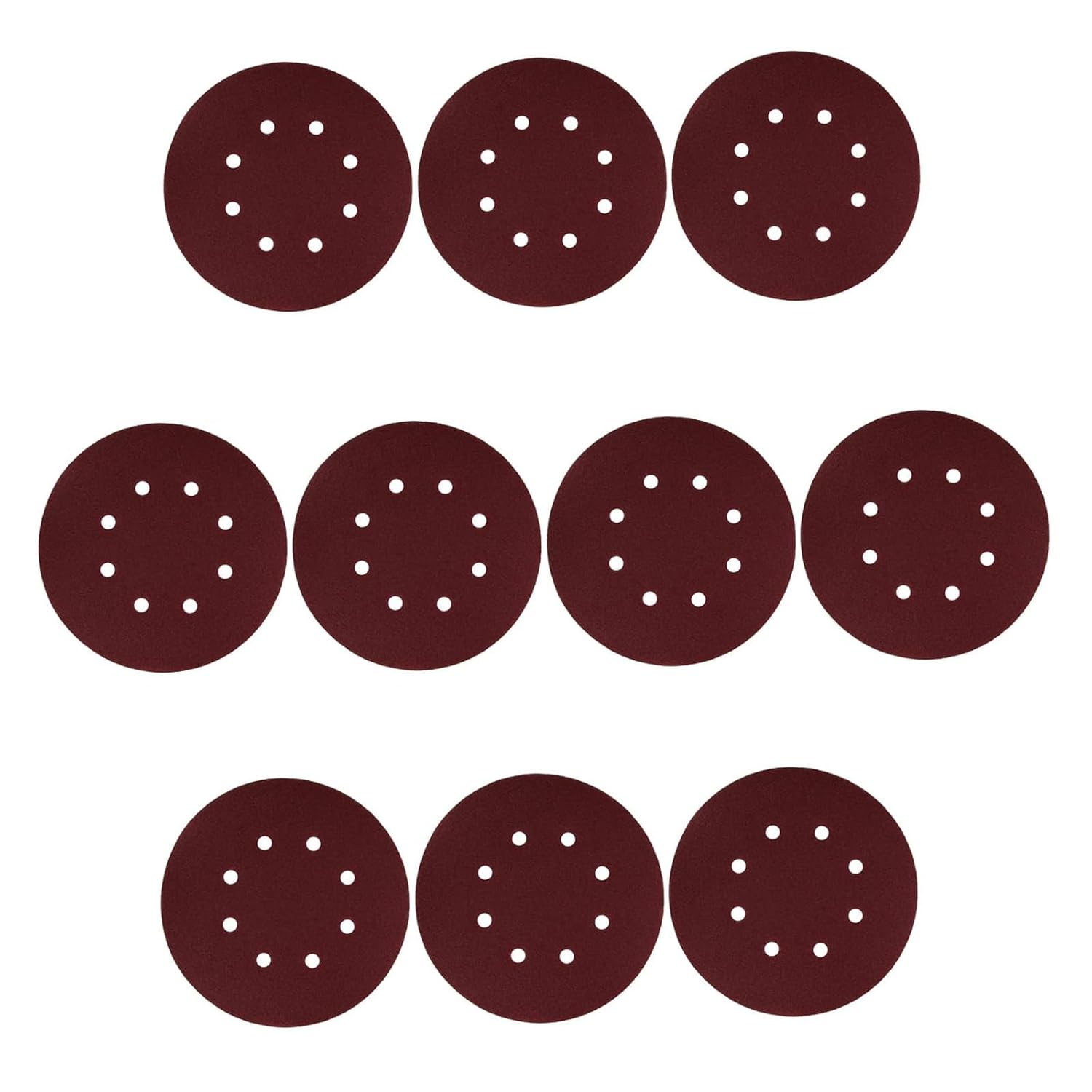 80 Grit 7 Sanding Discs x10 - Smooth Polishing