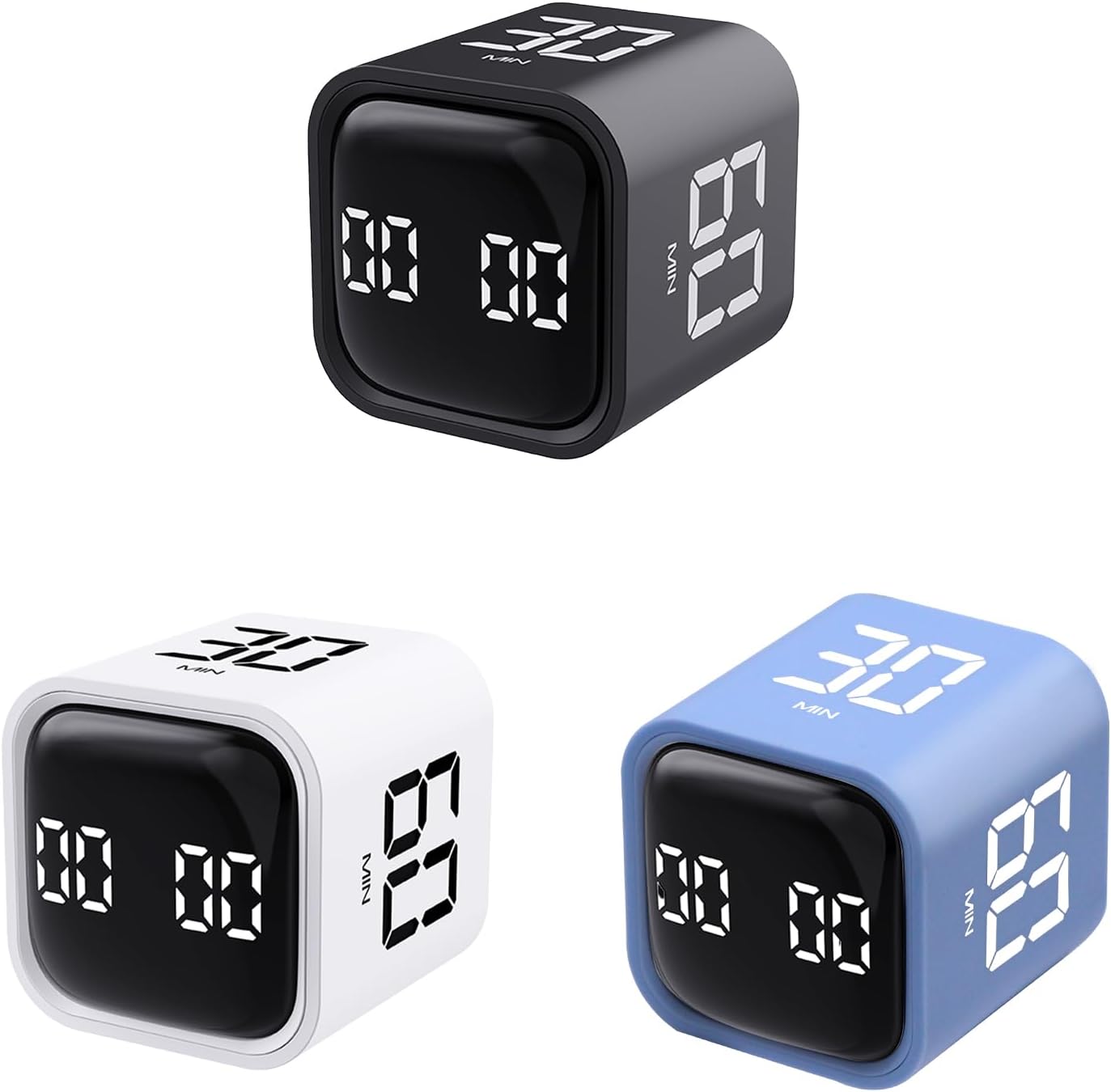 Productivity Timer Flip Gravity Sensor Cube for ADHD & Work
