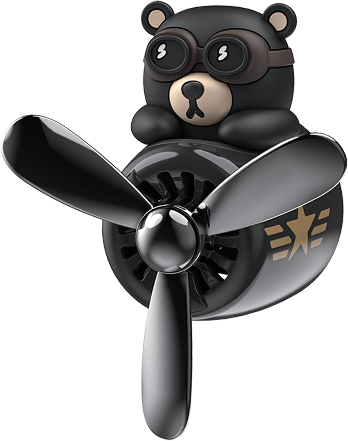 Cacacece Bear Pilot Car Air Freshener - Refreshing Fragrance
