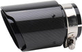 Carbon Fiber Exhaust Tip 3 in Inlet 4 in Outlet - Sleek 3K Finish