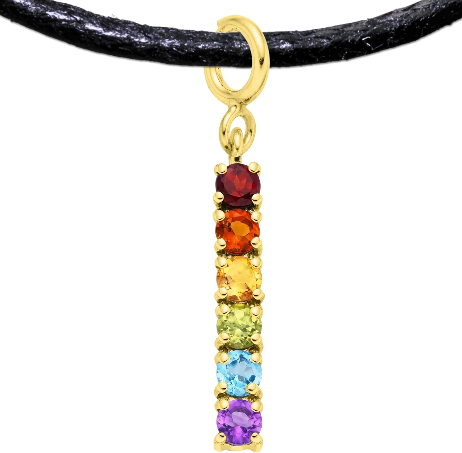 PRIDE Fashion Flags Pendant with Genuine Gemstones for Self-Expression