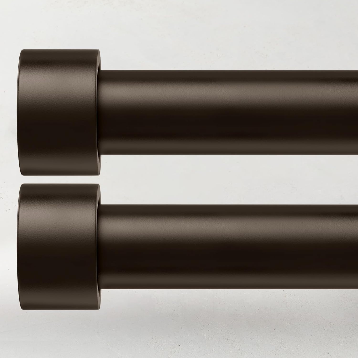 Adjustable Heavy Duty Curtain Rods Set for Windows 28 to 48 Inch