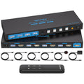 4K120Hz KVM Switch 4 Computers 1 Monitor - High Refresh 4x1 HDMI