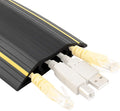 20Ft Floor Cable Cover 3-Channel Cord Protector - Heavy Duty