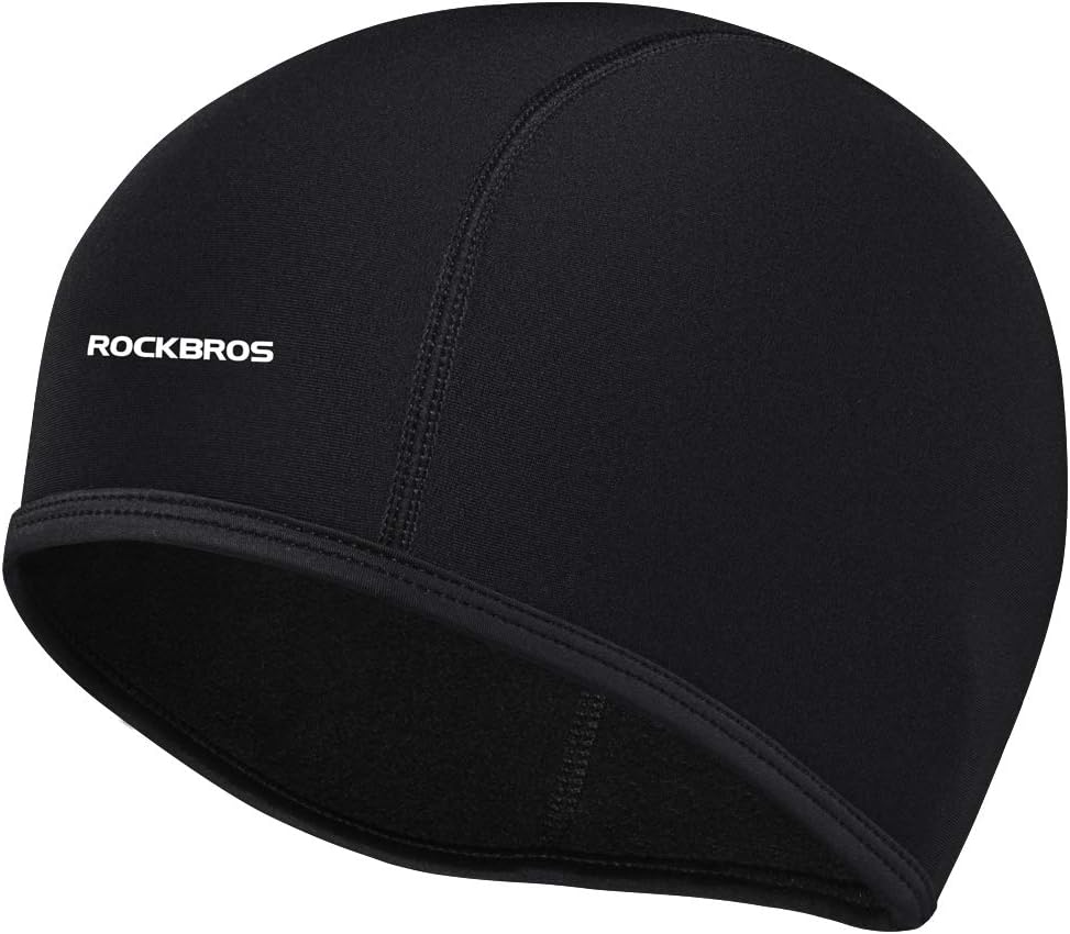 ROCKBROS Windproof Fleece Skull Cap for Winter Cycling