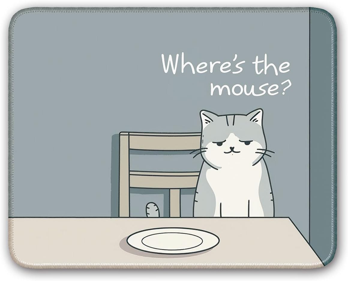 Non-Slip Cat Pattern Gaming Mouse Pad - Flodirise