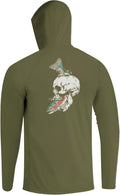 Palmyth Fishing Hoodie for Men Long Sleeve Sun Protection UPF 50