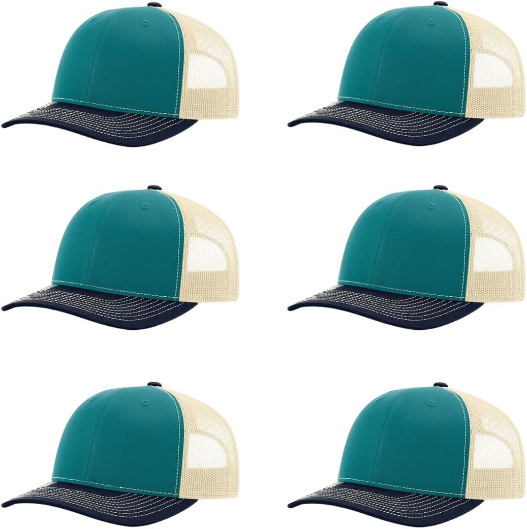 Richardson 112 Classic Six-Panel Adjustable Snapback Trucker Cap