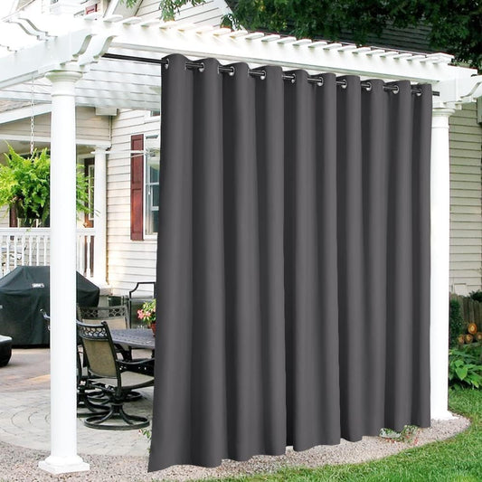 RYB HOME Outdoor Pergola Curtains - Water Repellent Shades