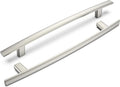 Brushed Nickel Cabinet Handles 10 Pack 6-1/4in C-C - Modern Arch Pulls