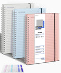 3 Pack Ruled Notebook 8.5 x 11 in Spiral Notebooks - Thick 110 GSM