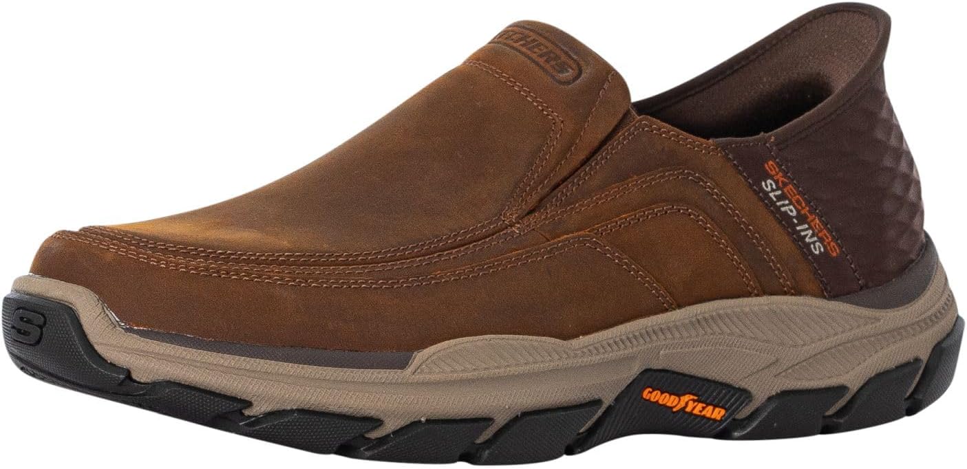 Skechers USA Men's Respected-Elgin Moc Toe Leather Slip-Ins Review