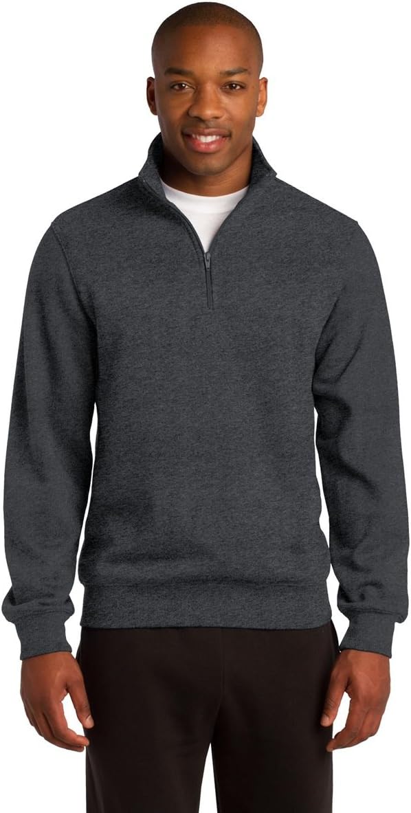 SPORT-TEK Men's 1/4 Zip Sweatshirt for Ultimate Comfort