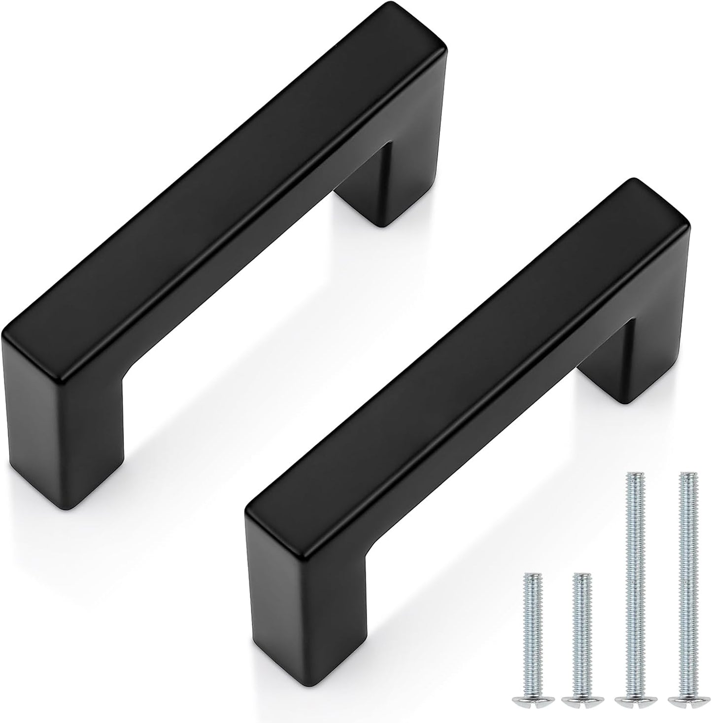 Probrico 20 Pack Black Cabinet Handles for Modern Kitchens