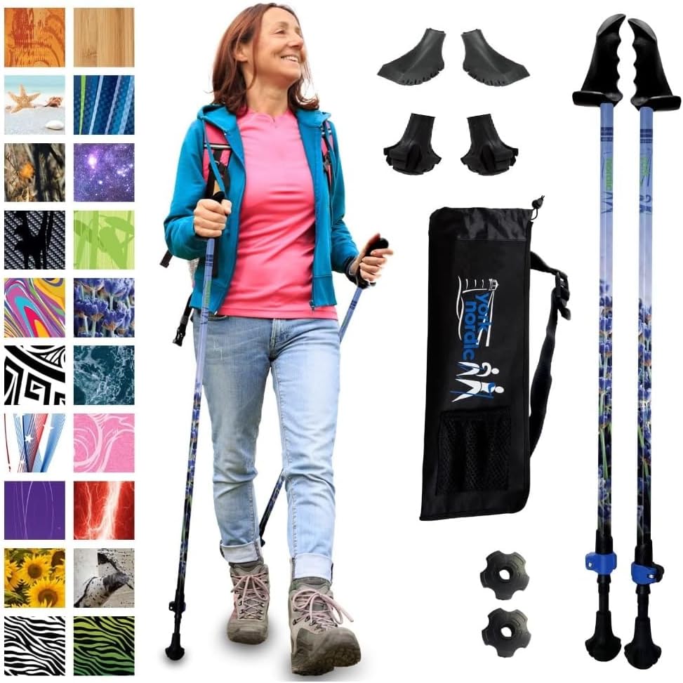 Lavender Motivator Walking Pole + 4 Feet