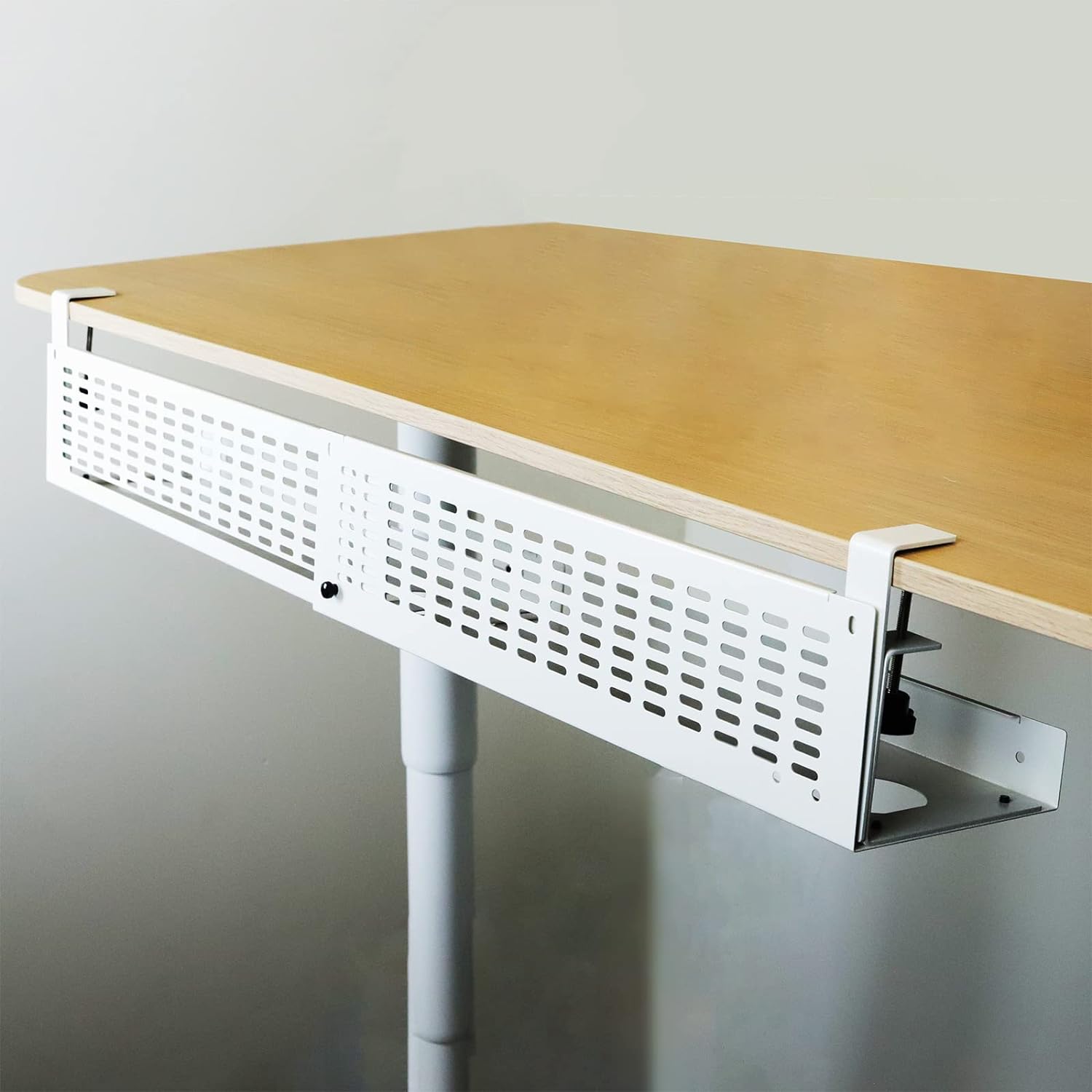 Adjustable Cable Manager for Large Desks
