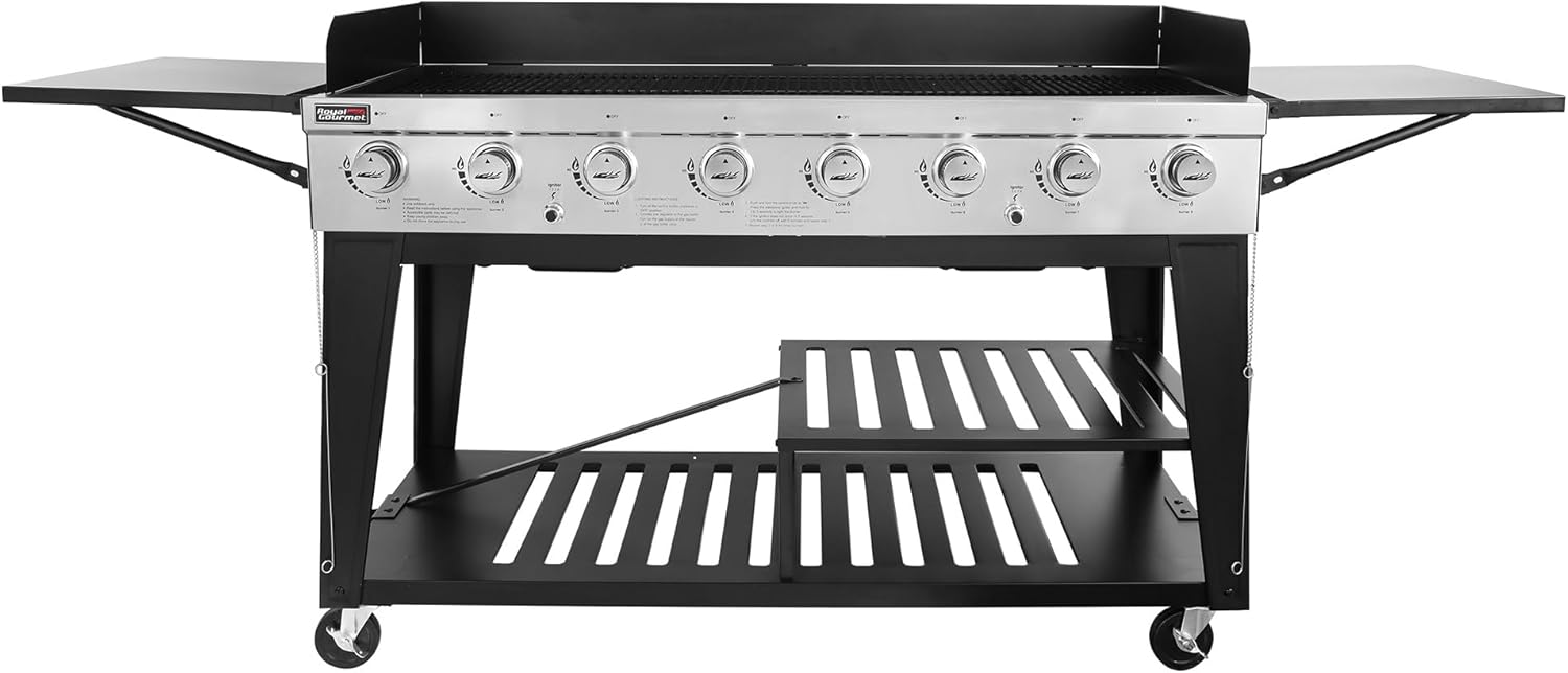 Royal Gourmet 8-Burner Gas Grill for Ultimate BBQ Experience