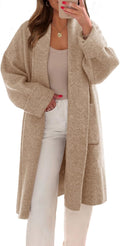 Long Cardigans Oversized Chunky Knit Coatigan - Cozy Fall Staple