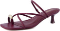 Maui Strappy Womens Sandals with Kitten Heels - Sleek Square Toe