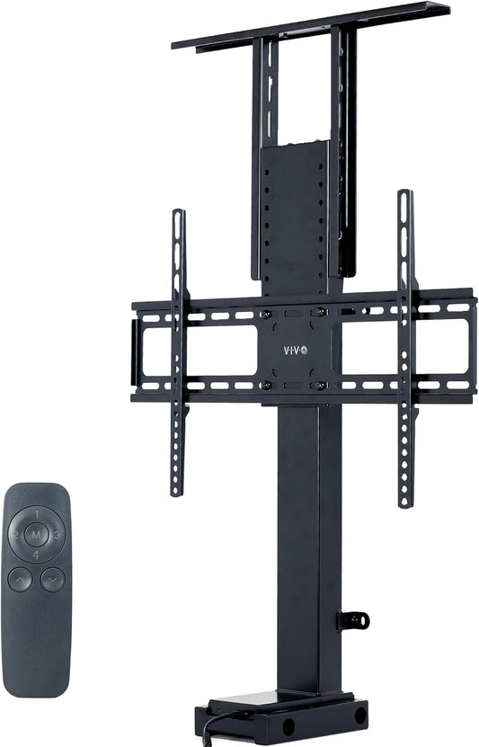 VIVO Motorized TV Stand - Vertical Lift with Remote Control