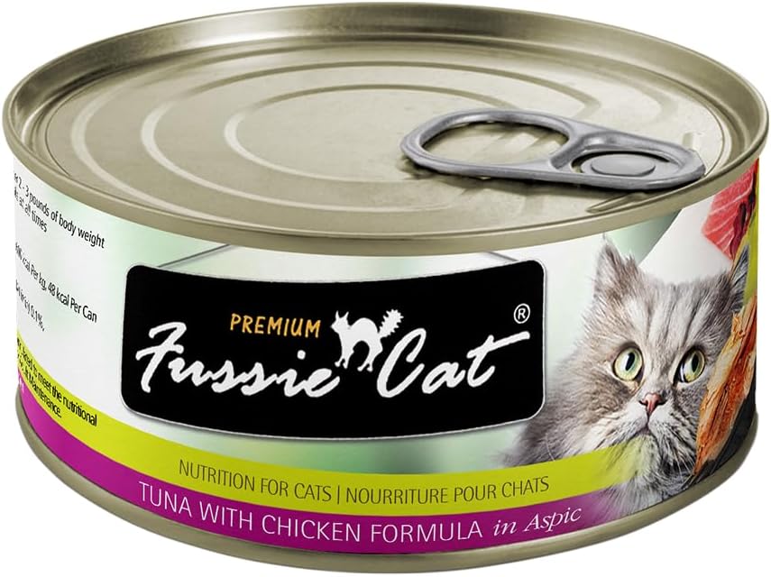 Fussie Cat Premium Tuna with Chicken in Aspic Wet Cat Food