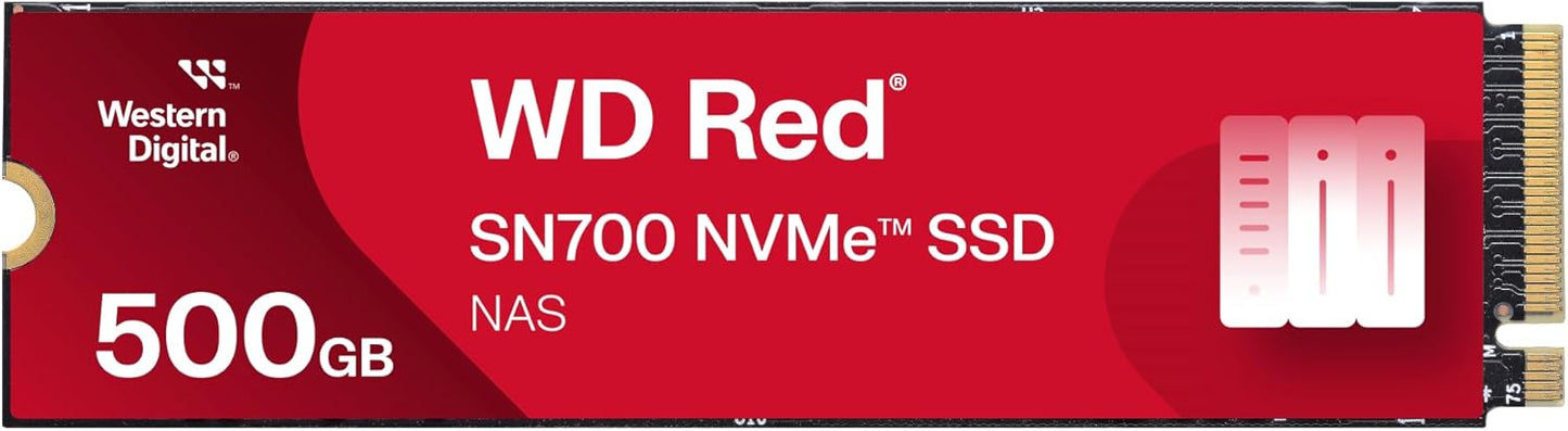 Western Digital 500GB WD Red SN700 NVMe SSD for NAS Devices