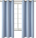 BGment Blackout Curtains for Living Room - Spa Blue Room Darkening