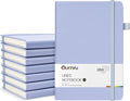 Lined Journal Notebook A5 8 Pack - Thick 100 GSM Paper