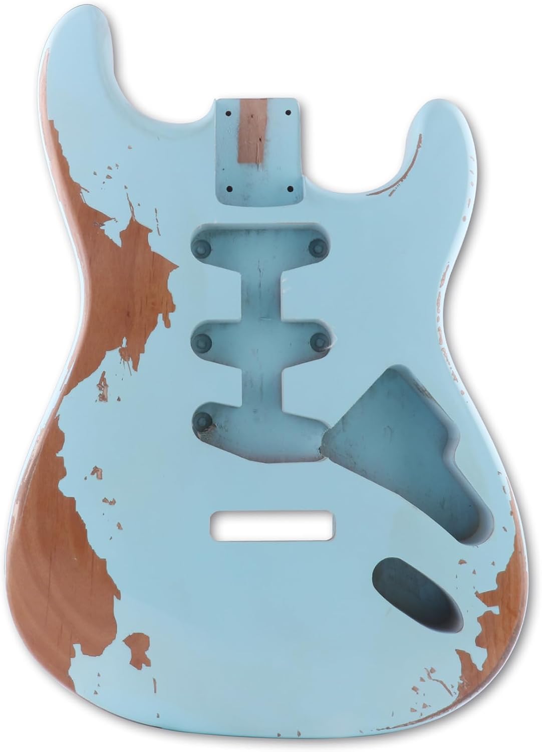 Sonic Blue DIY Guitar Body for Custom Builds!