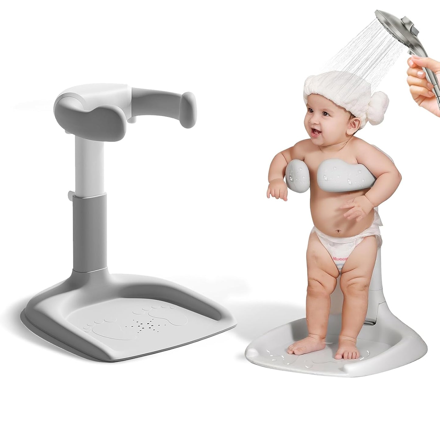 Baby Shower Stand with Anti-Slip Base for Infants 6-36 Months