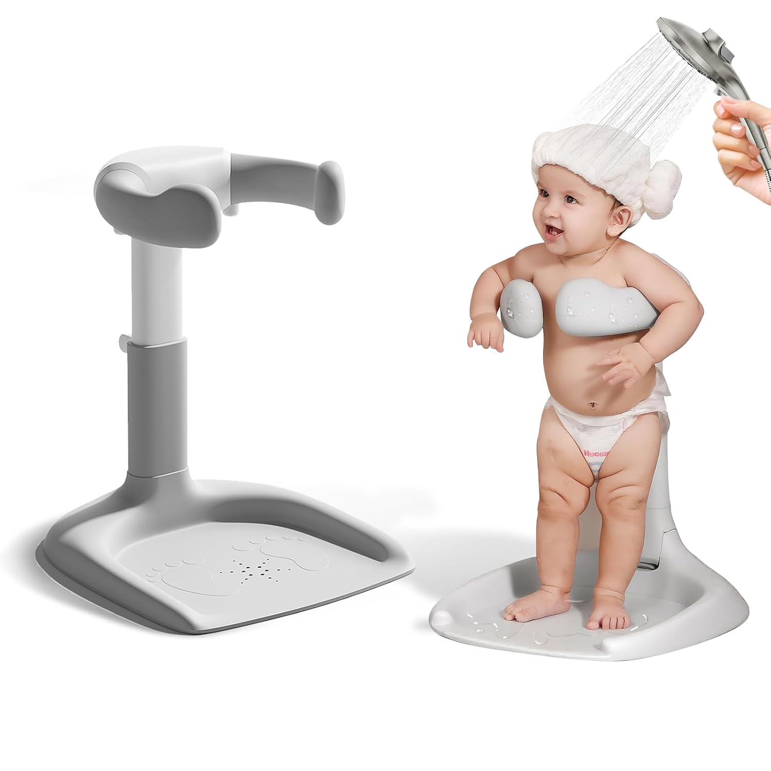 Baby Shower Stand with Anti-Slip Base for Infants 6-36 Months