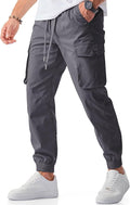 JMIERR Men's Casual Cargo Joggers Pants - Comfortable Stretch Fit