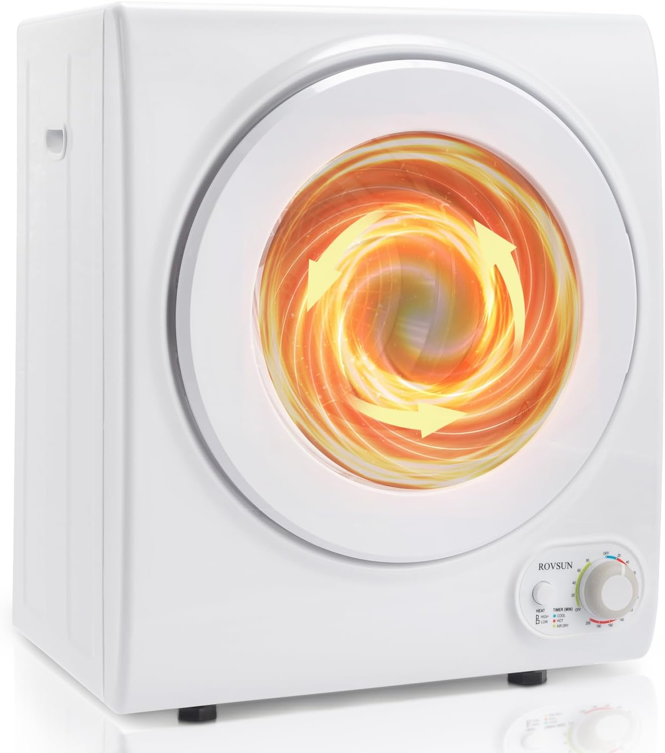 Bonnlo Compact Electric Dryer with Stainless Steel Tub
