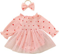 Baby Girl Valentines Day Tulle Romper Set