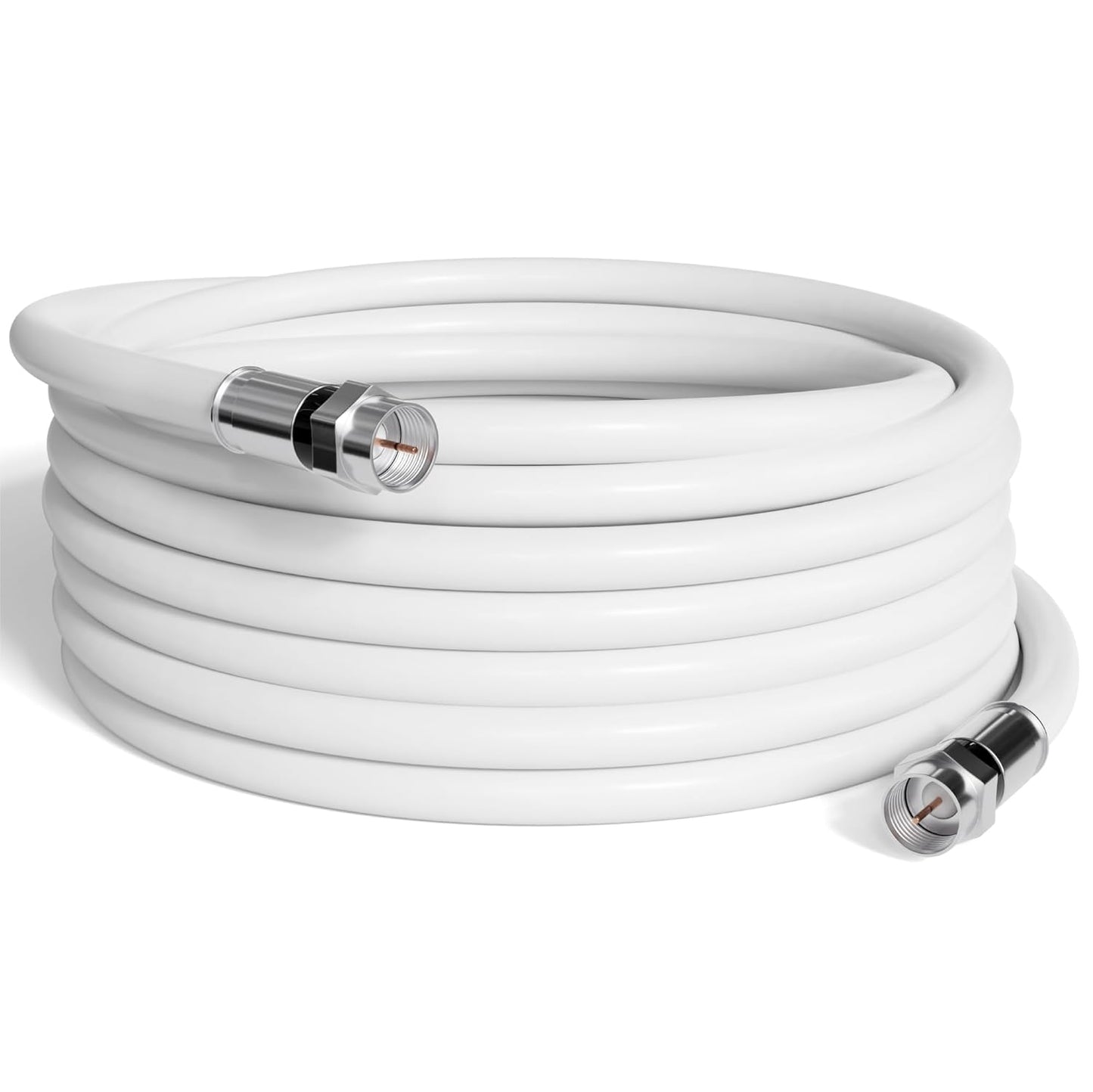100 FT Solid Copper Coaxial Cable for Audio/Video Needs