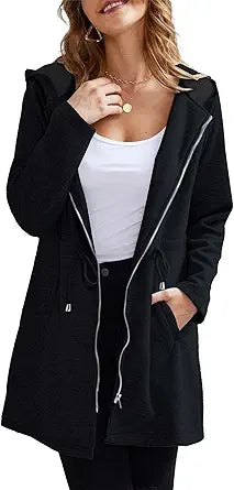 Leaduty Women's Cozy Zip Up Fleece Jacket for Ultimate Comfort