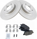 Rear Brake Pad & Rotor Kit for Mitsubishi Outlander - Quiet