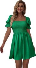 Stylish WDIRARA Women's Square Neck Dress Perfect for All Occasions