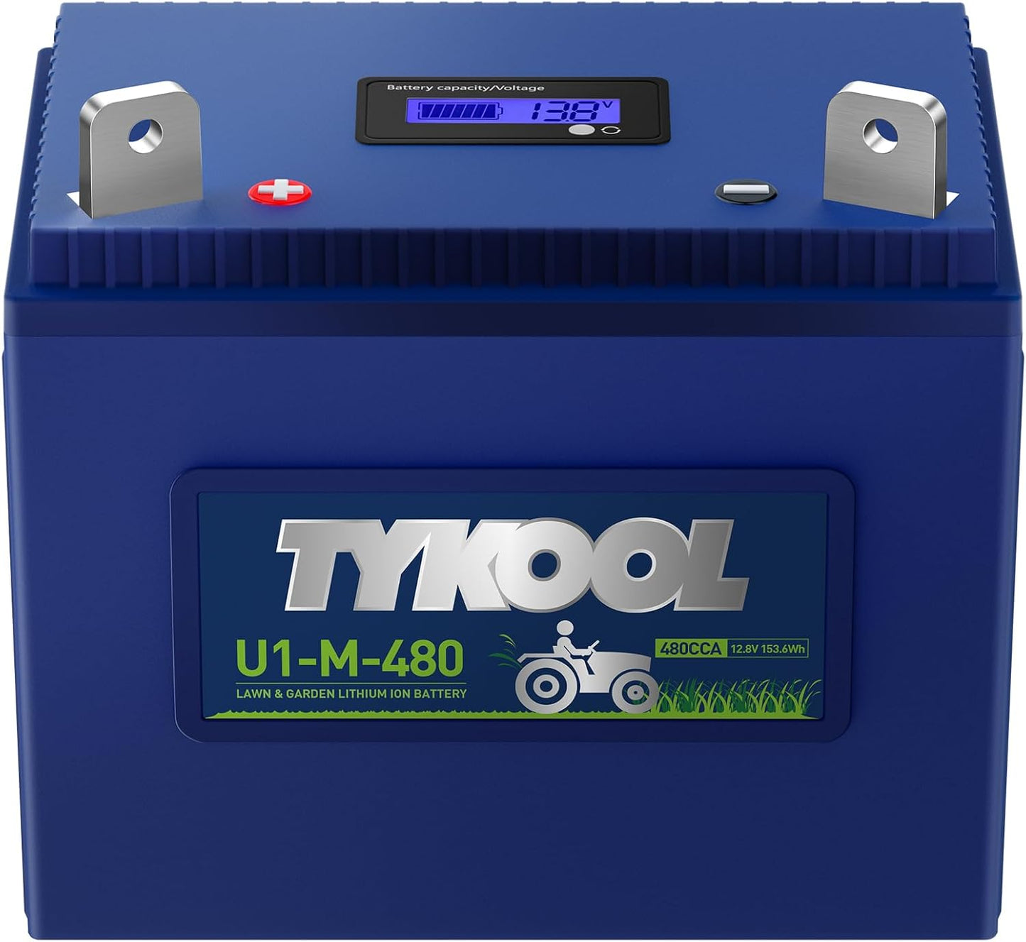 TYKOOL 480CCA Lithium Lawn Mower Battery for Garden Tractors