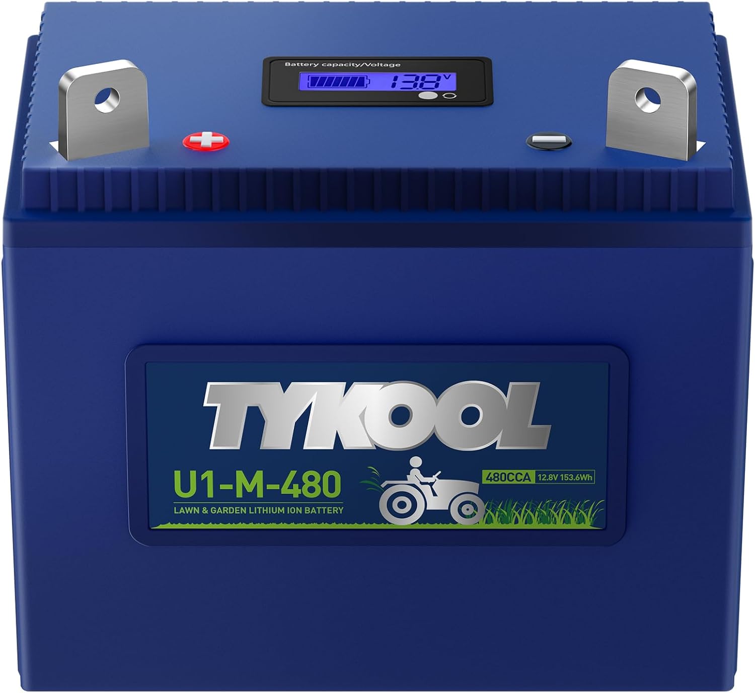 TYKOOL 480CCA Lithium Lawn Mower Battery for Garden Tractors