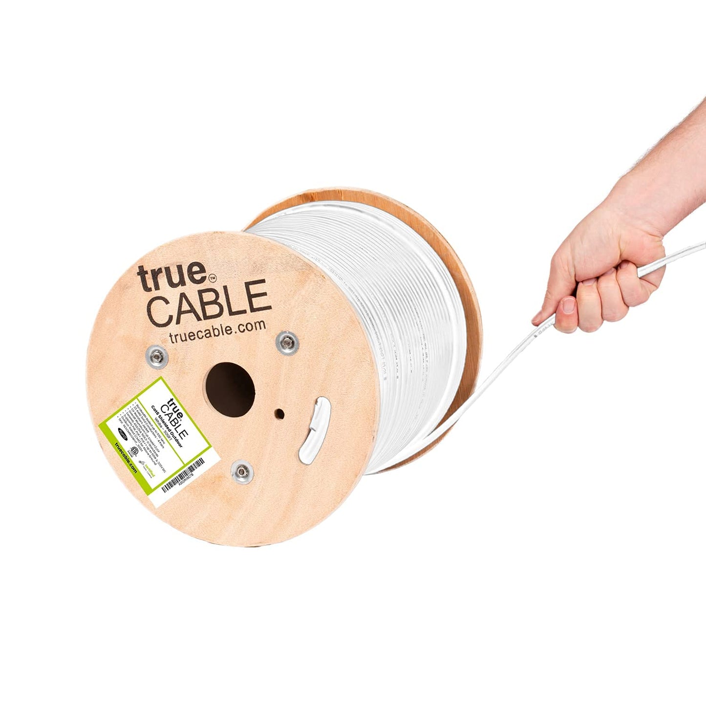trueCABLE Cat6 Outdoor Shielded Ethernet Cable for High Performance