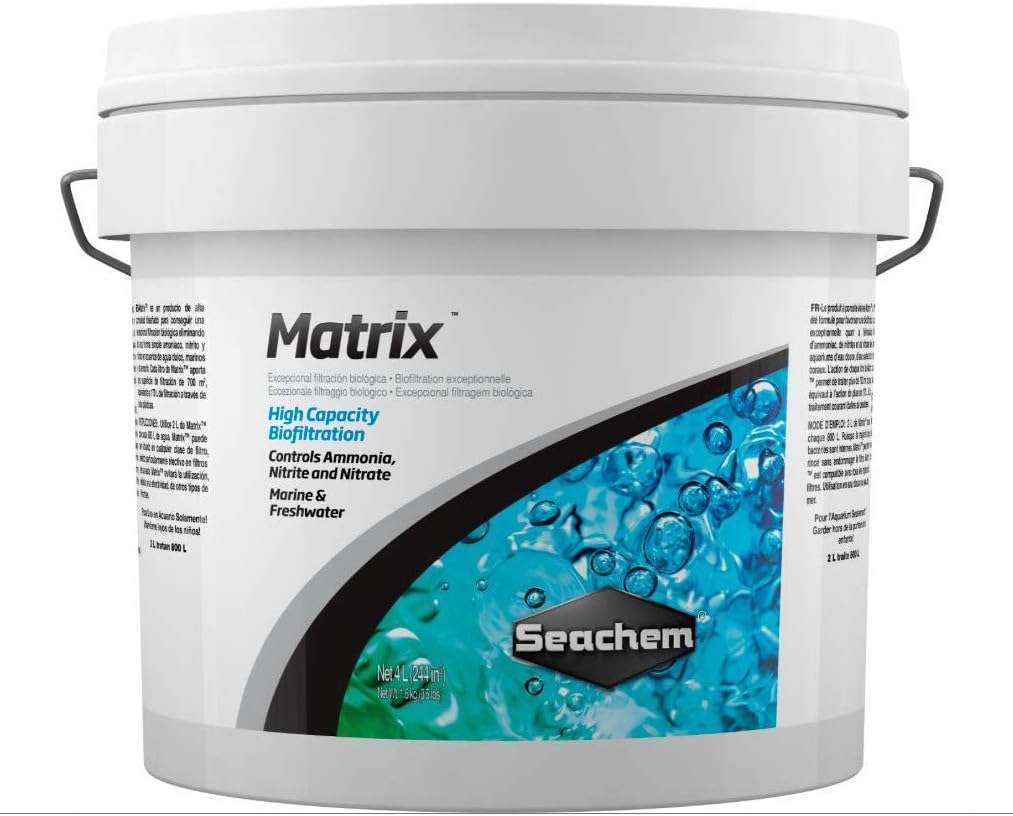 Seachem Matrix Bio Filter Media for Ammonia Control in Aquaria