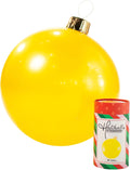 Holiball Inflatable Holiday Ornament 30in - Bold Outdoor Decor