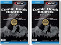 Current Comic Book Backing Boards - 300 Pack, 24 pt Coated
