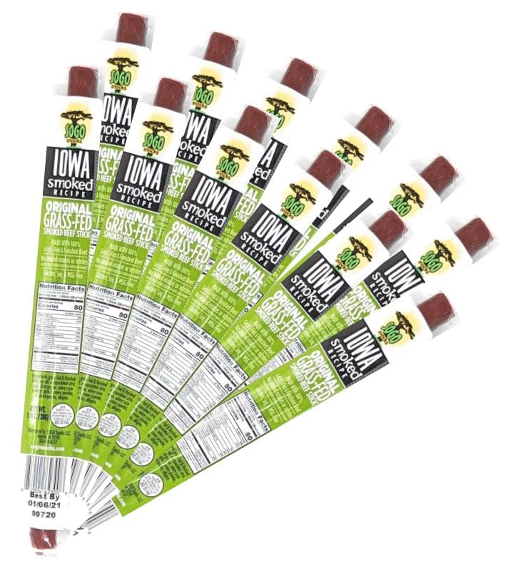 Iowa Smoked Recipe Sugar Free Beef Jerky Sticks for Healthy Snacking