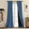 Rutterllow 100% Blackout Curtains for Total Privacy and Comfort