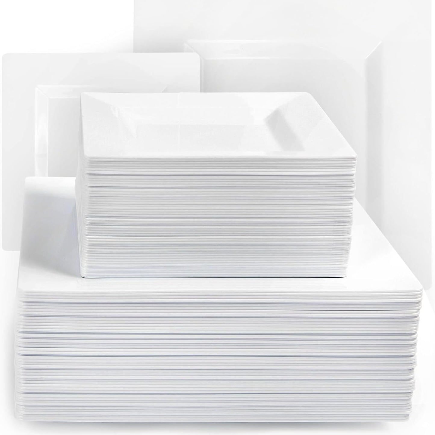 Aya's Cutlery Kingdom 100 Heavy Duty Disposable Plates Set